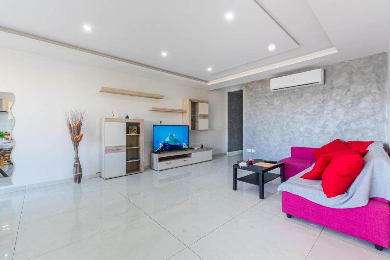 New 3 Bdr 2 Bth Apartment Terrace In Bugibba 圣保罗湾城 外观 照片